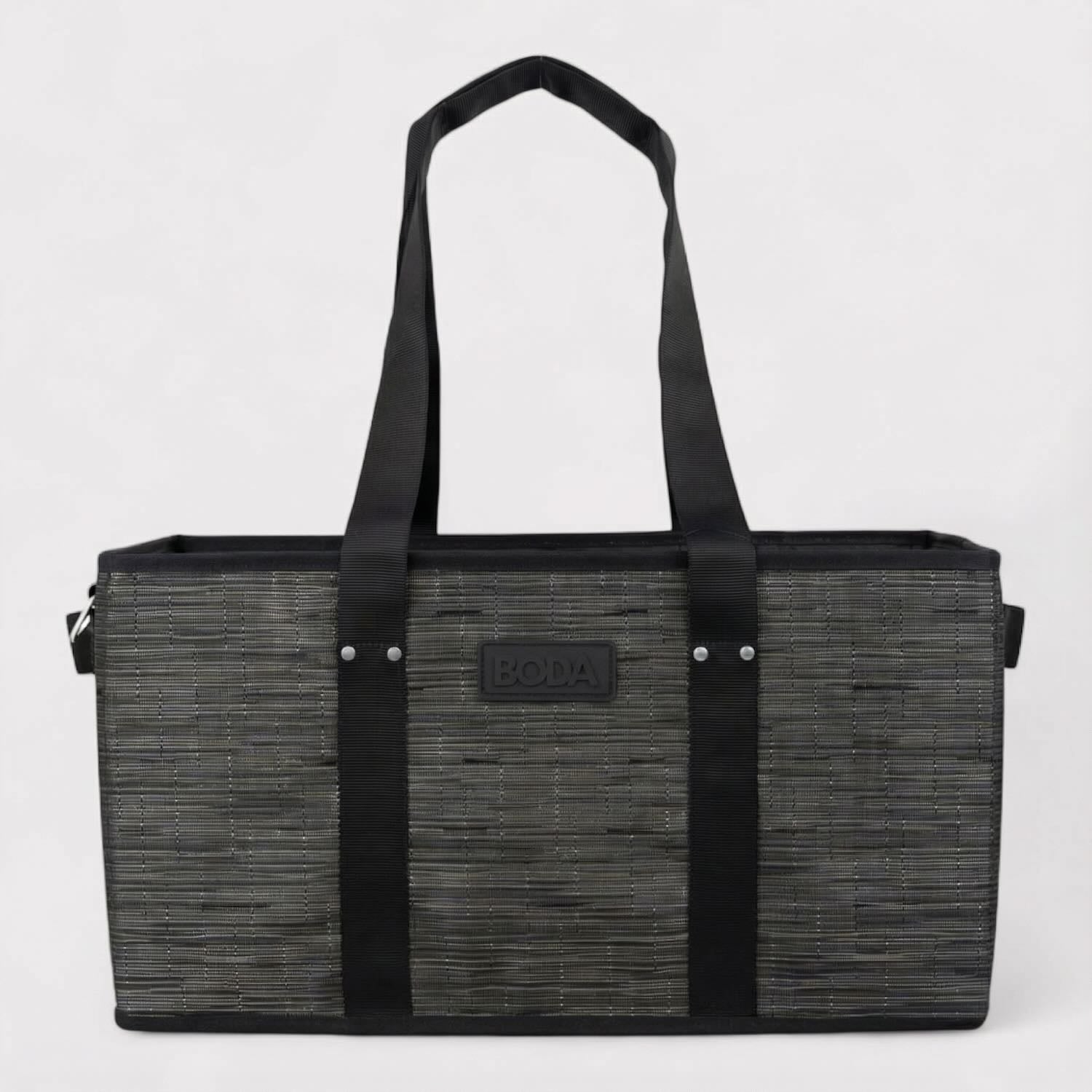 Luxury Market Tote - Black Bamboo